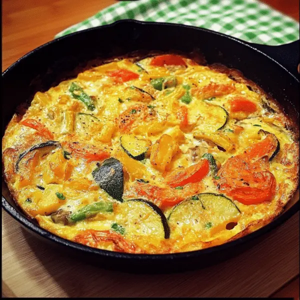 OEUFS AU PLAT AUX LEGUMES