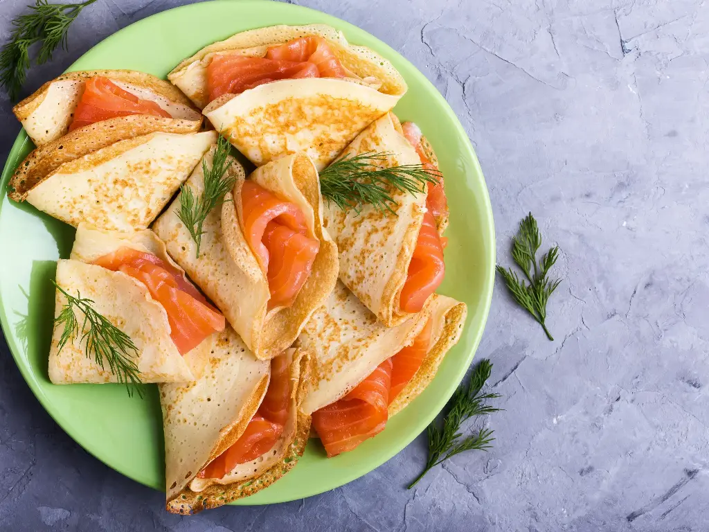 Crêpes saumon